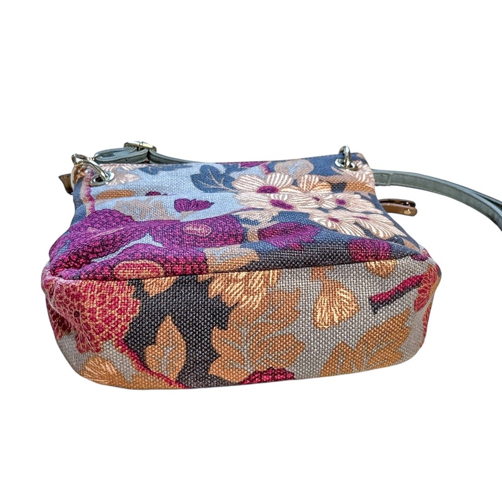 Spartina 449 Floral Canvas Crossbody Bag - Picture 2 of 9
